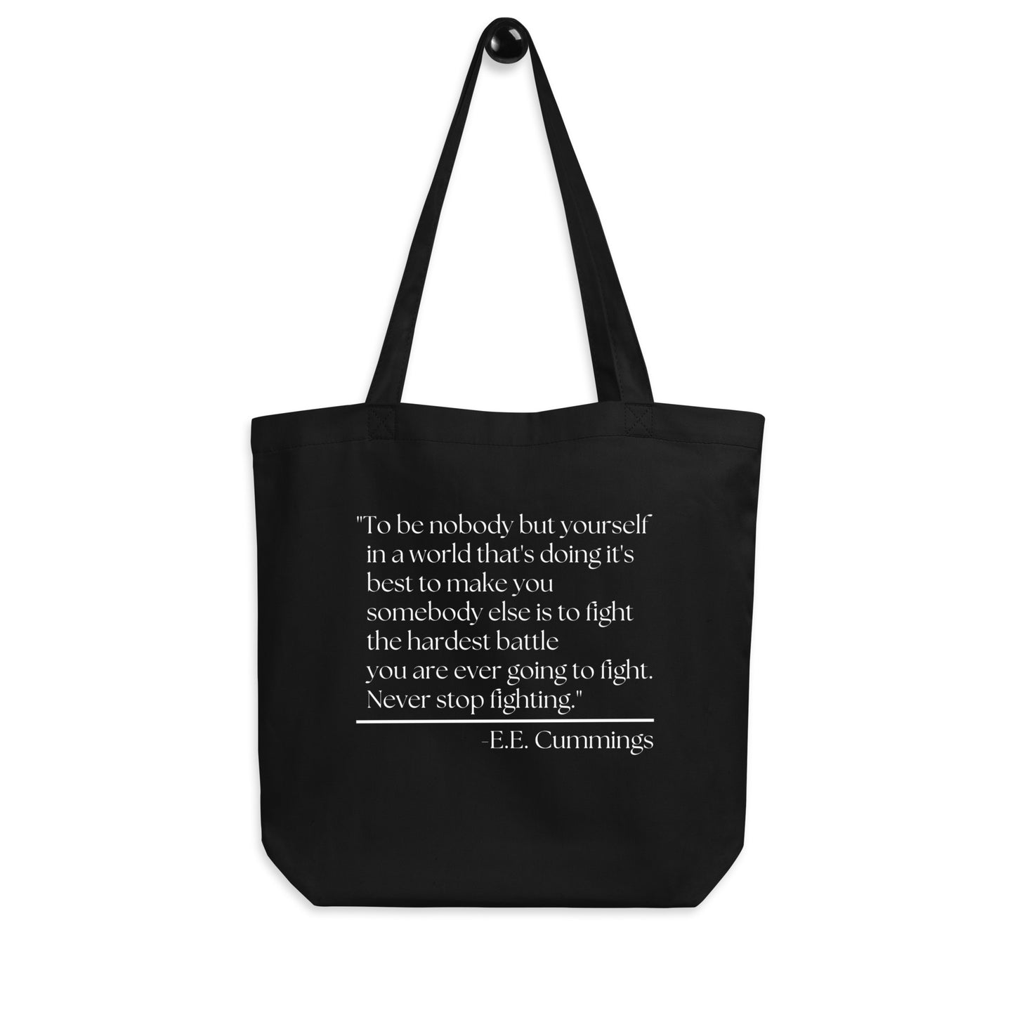 Never Stop Fighting Eco Tote Bag