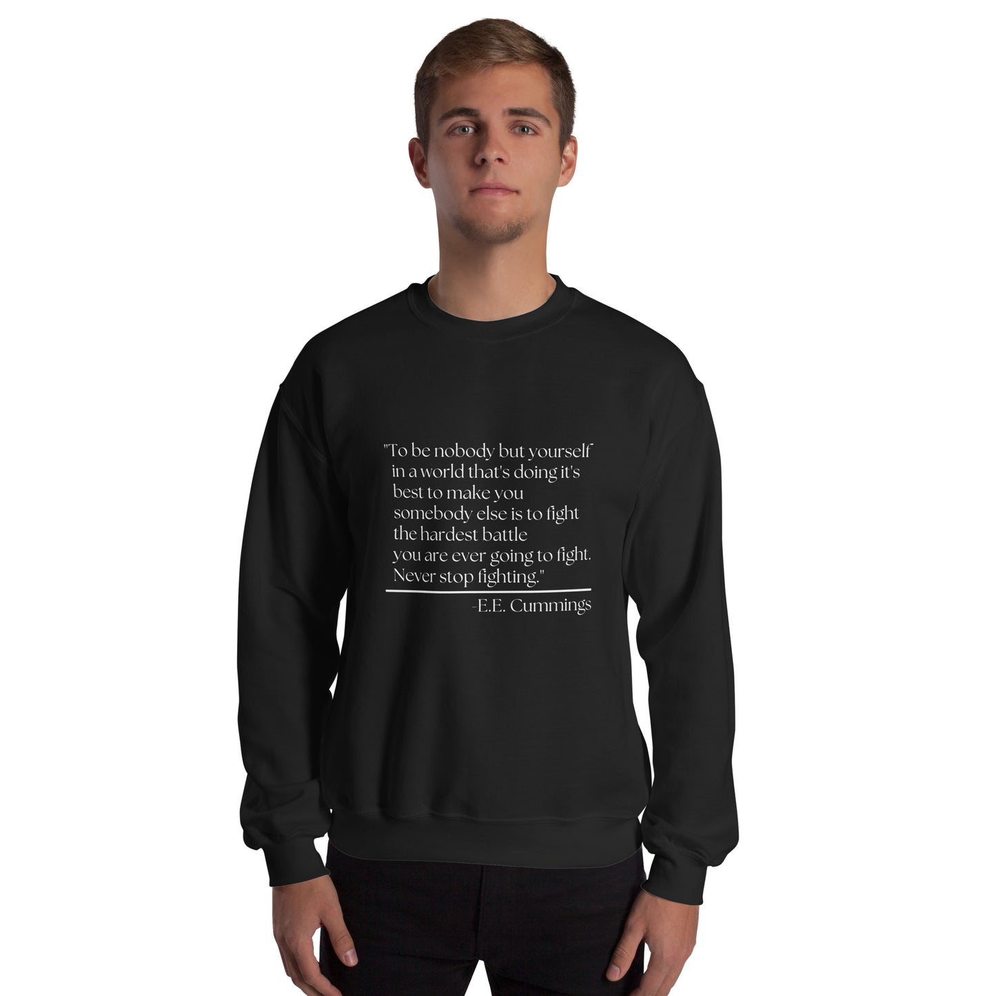 Never Stop Fighting Unisex Sweatshirt