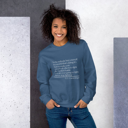 Never Stop Fighting Unisex Sweatshirt