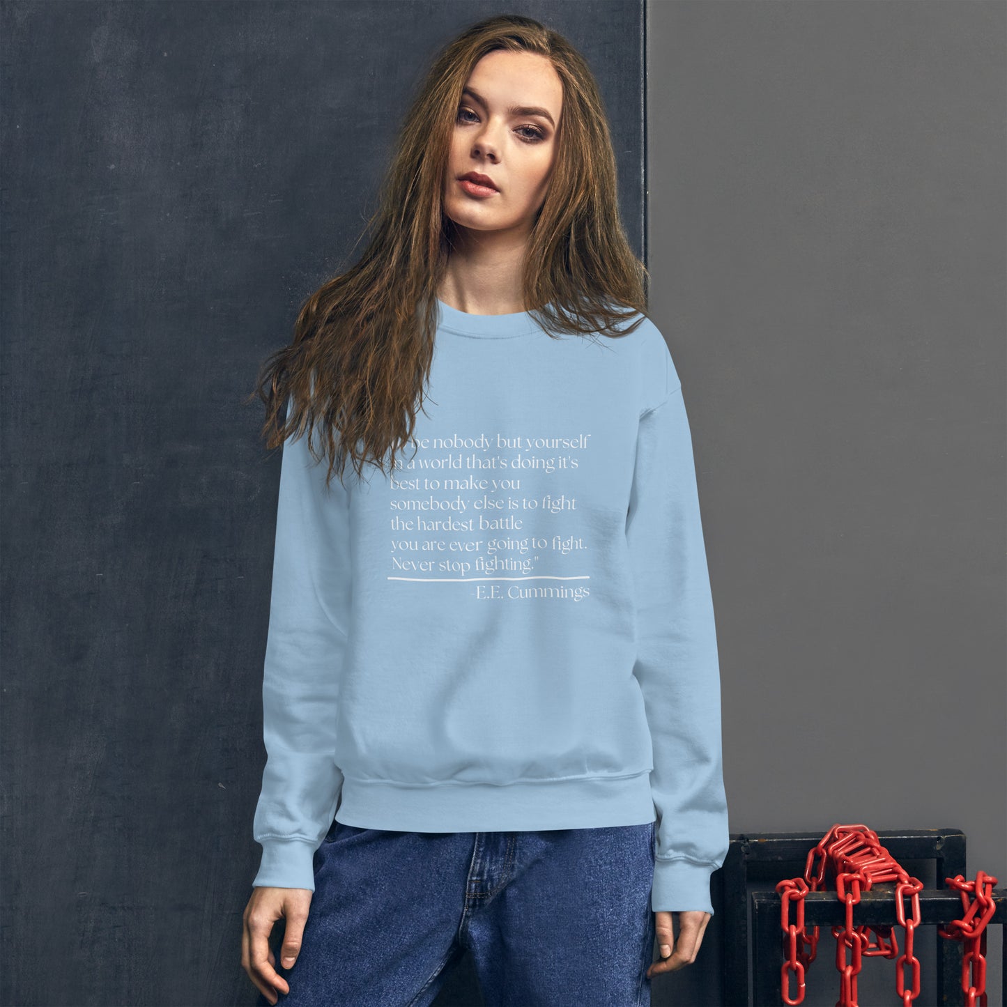 Never Stop Fighting Unisex Sweatshirt