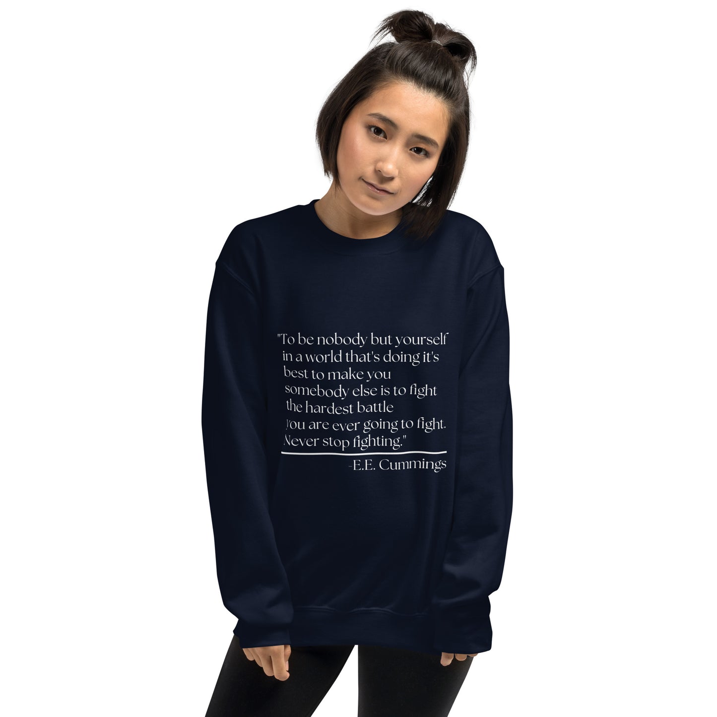 Never Stop Fighting Unisex Sweatshirt