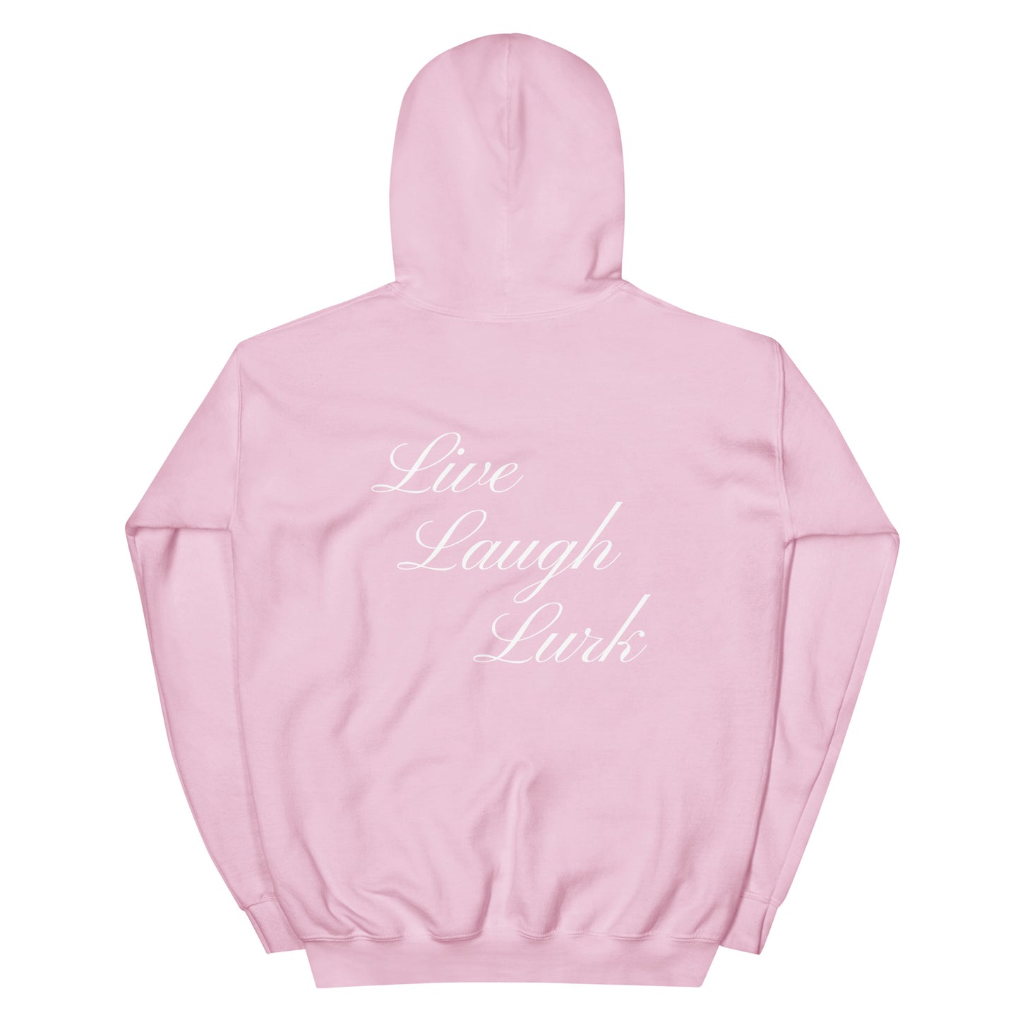 Live Laugh Lurk Script Unisex Hoodie