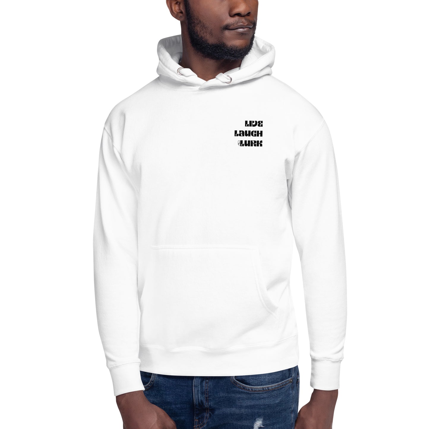 Live Laugh Lurk Hoodie (front/back)