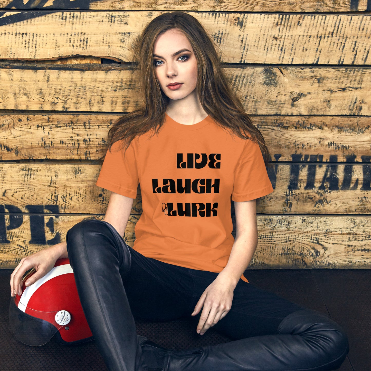 Live Laugh Lurk t-shirt Black