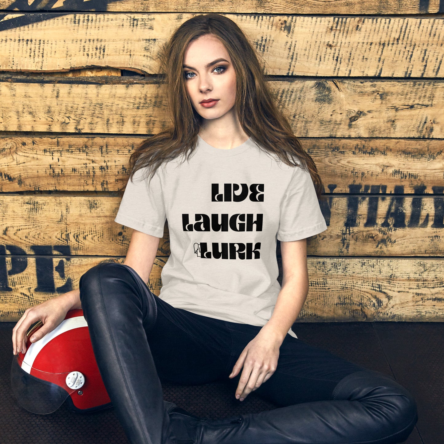 Live Laugh Lurk t-shirt Black