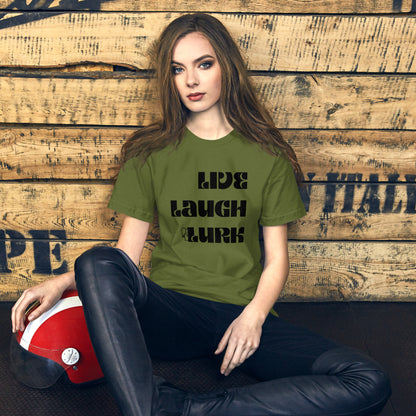 Live Laugh Lurk t-shirt Black