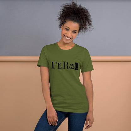 Feral - ransom note - Unisex t-shirt