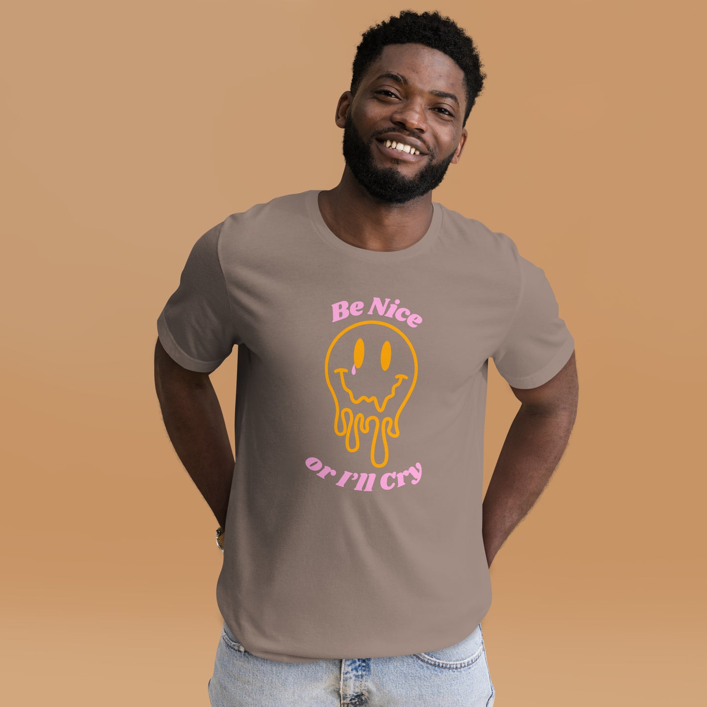 Be Nice or I'll Cry Unisex t-shirt