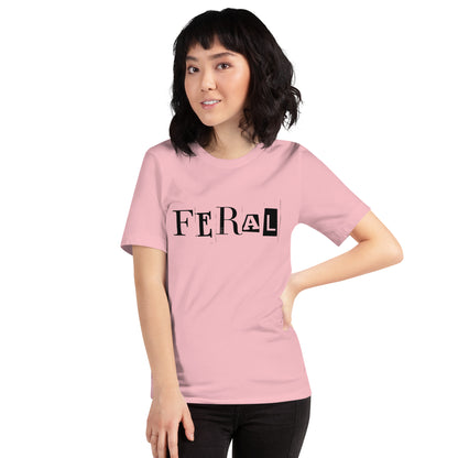 Feral - ransom note - Unisex t-shirt