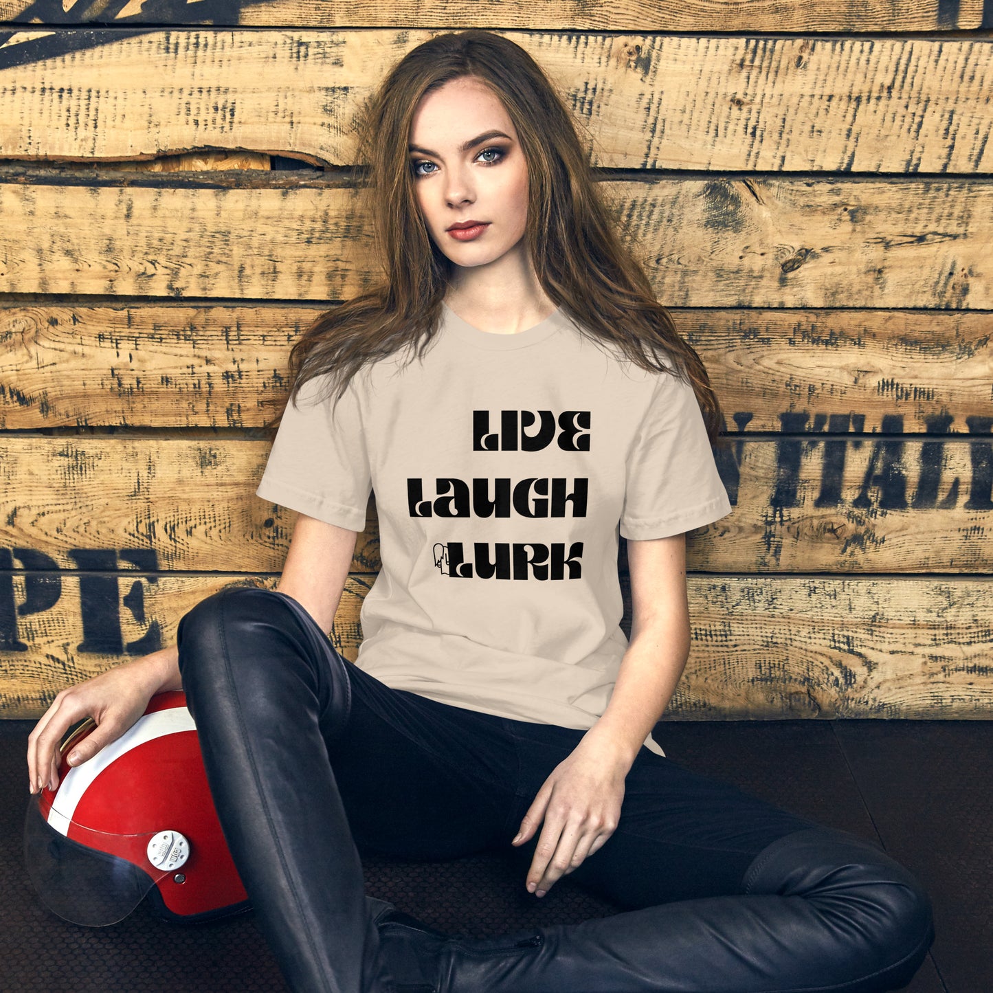 Live Laugh Lurk t-shirt Black