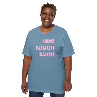 Live Laugh Lurk t-shirt Pink