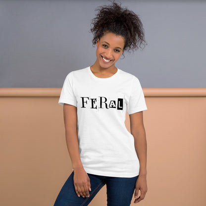 Feral - ransom note - Unisex t-shirt